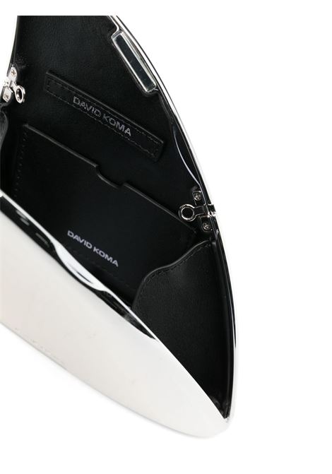 Clutch The Apex in argento David koma - donna DAVID KOMA | DKTHEAPEXBAGMINISLVR